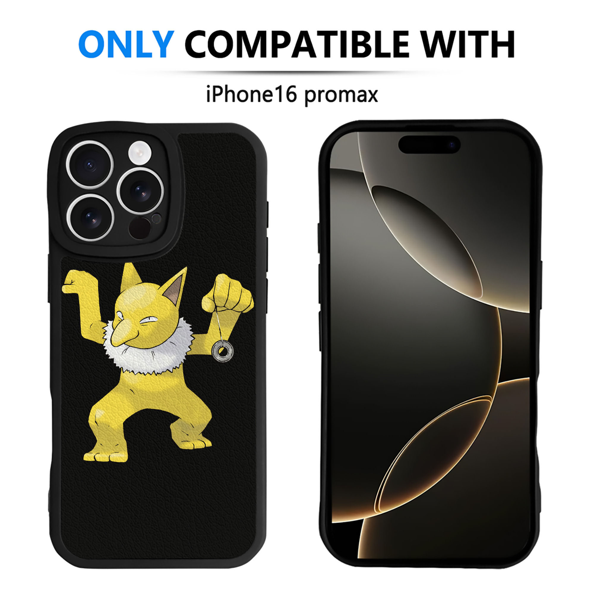 （画像用） ポケットモンスター Pokémon 【iPhone 16シリーズ対応】シリコンスマホケース（レザー調） 材質：シリコン